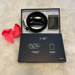 Brand new belt and card case set! A great gift at an amazing price!